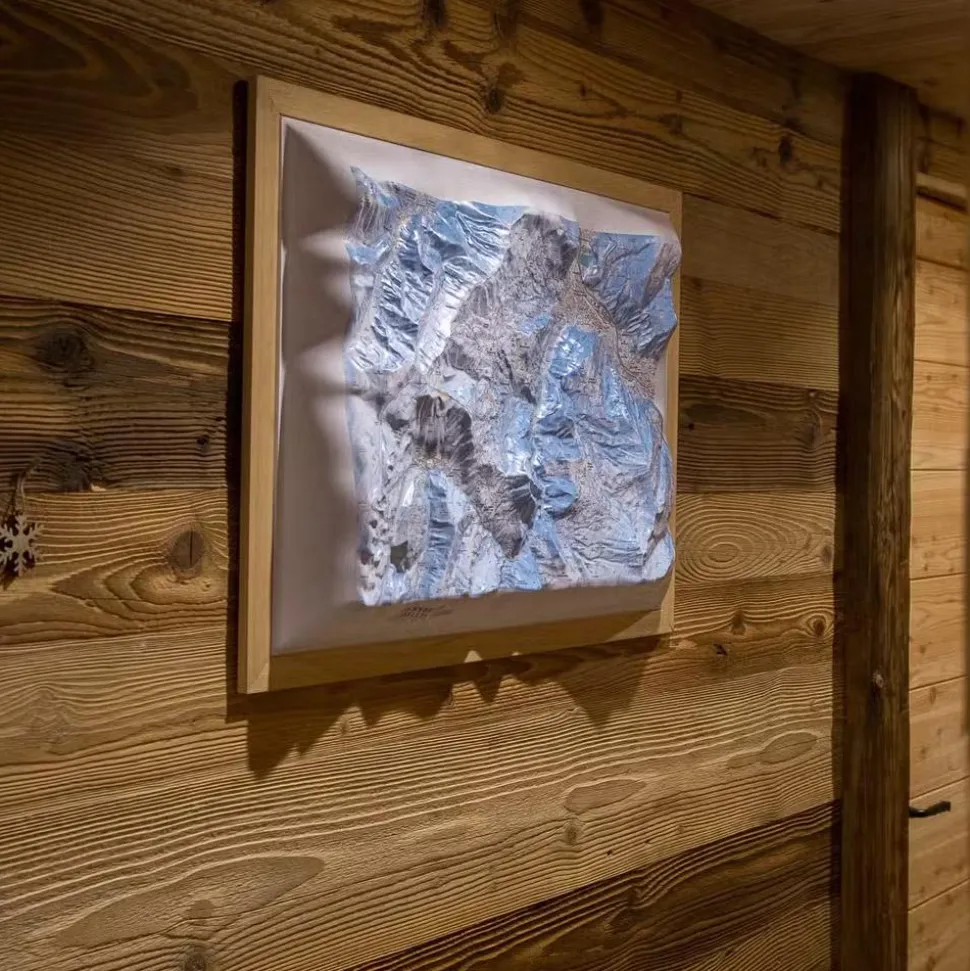 Carte 3D Deniveles Domaines Les Sybelles