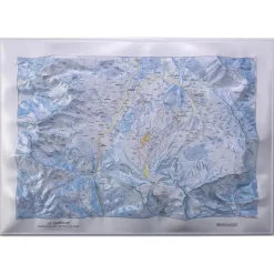 Carte 3D Deniveles Domaine du Devoluy