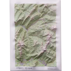 Carte 3D Deniveles La Tournette & Mont Charvin