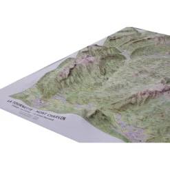 Carte 3D Deniveles La Tournette & Mont Charvin