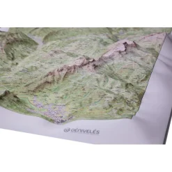 Carte 3D Deniveles La Tournette & Mont Charvin