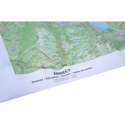 Carte 3D Deniveles Lac d'Annecy