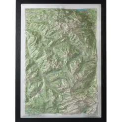 Carte 3D Deniveles Le Chablais Est