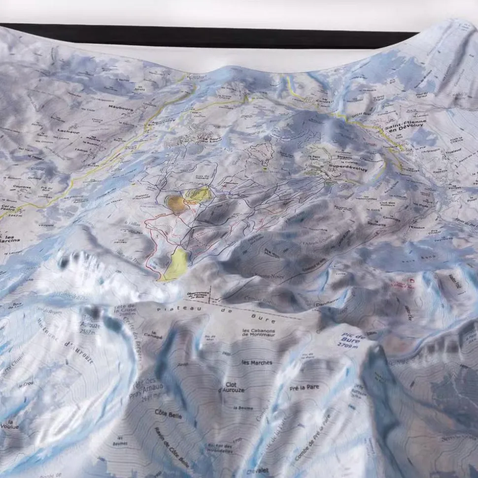 Carte 3D Deniveles Le Devoluy