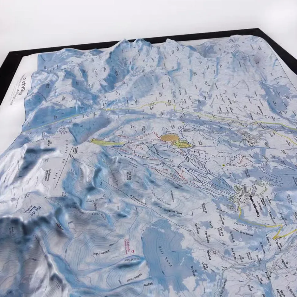 Carte 3D Deniveles Le Devoluy