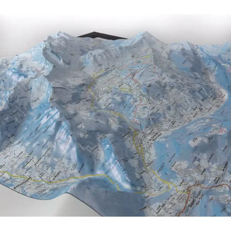 Carte 3D Deniveles Le Grand-Bornand - La Clusaz