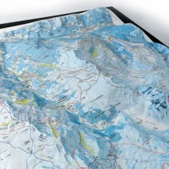 Carte 3D Deniveles Les 3 Vallées - Courchevel/Méribel