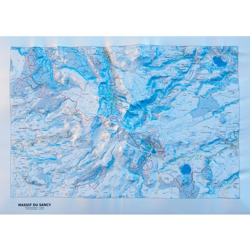 Carte 3D Deniveles Massif Du Sancy (Winter)