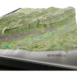 Carte 3D Deniveles Massif De La Chartreuse