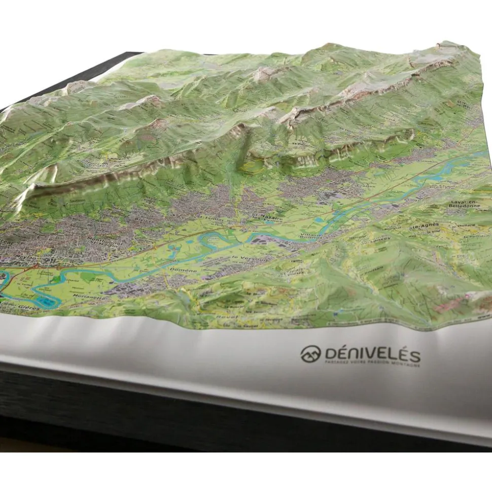 Carte 3D Deniveles Massif De La Chartreuse
