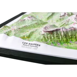 Carte 3D Deniveles Massif Des Bauges