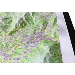 Carte 3D Deniveles Massif Des Bauges