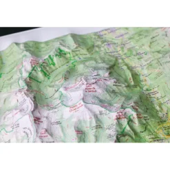 Carte 3D Deniveles Massif Des Bauges