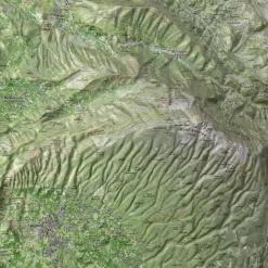 Carte 3D Deniveles Mont Ventoux