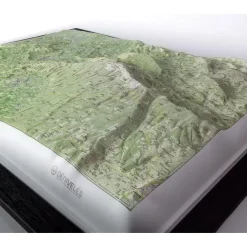 Carte 3D Deniveles Mont Ventoux