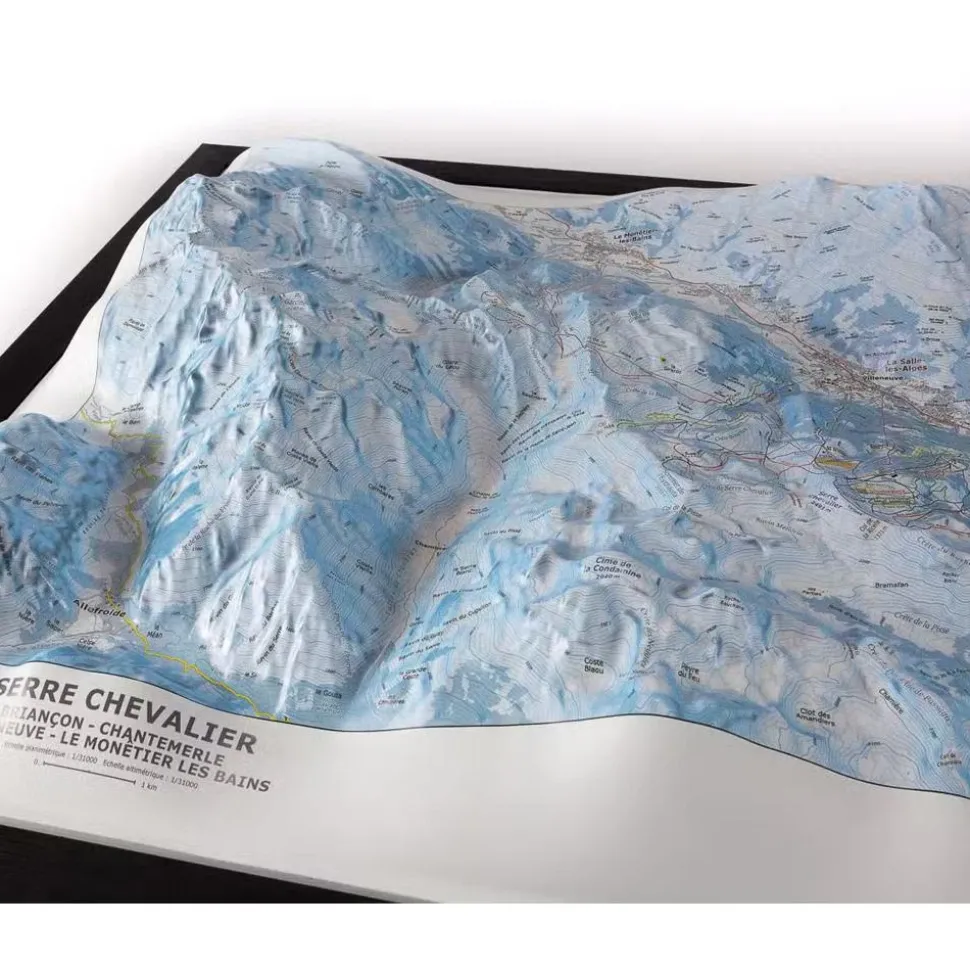Carte 3D Deniveles Serre-Chevalier