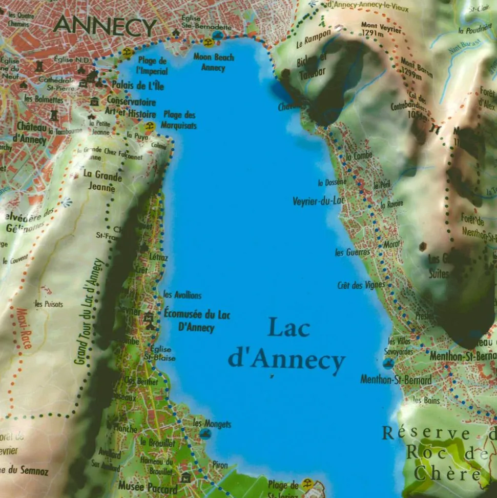 Carte 3D 3DMAP Annecy