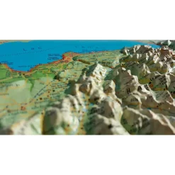 Carte 3D 3DMAP La Haute-Savoie