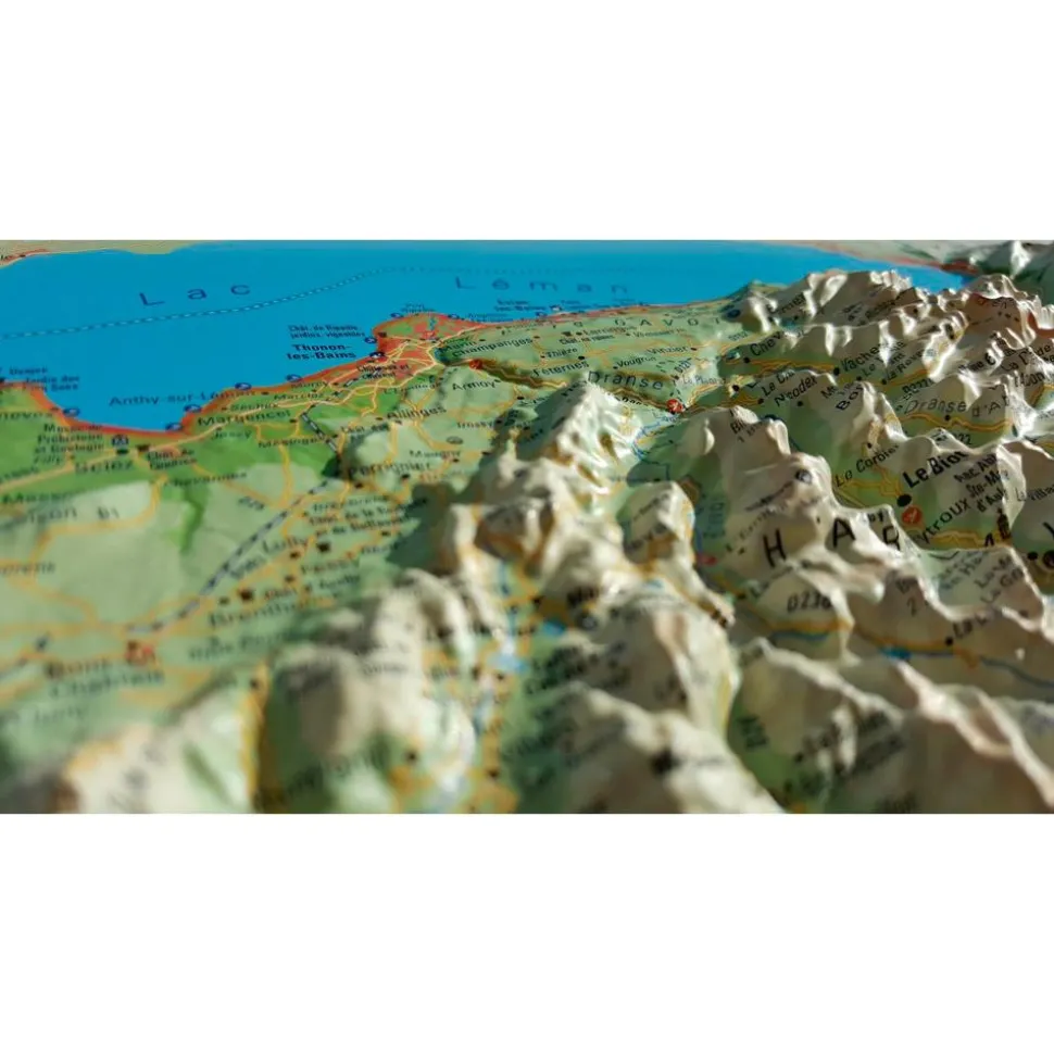 Carte 3D 3DMAP La Haute-Savoie