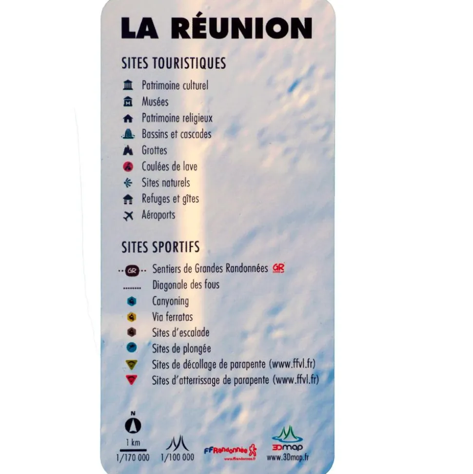 Carte 3D 3DMAP La Réunion