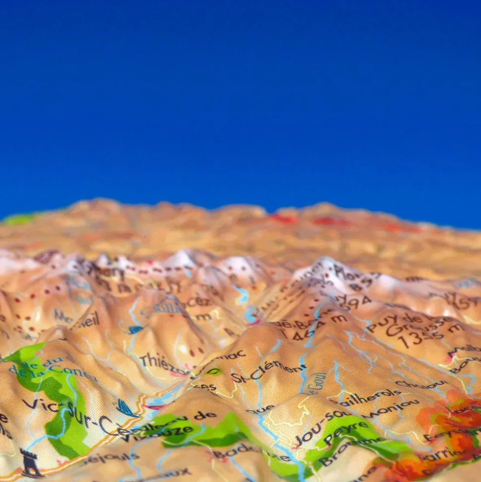 Carte 3D 3DMAP Le Cantal