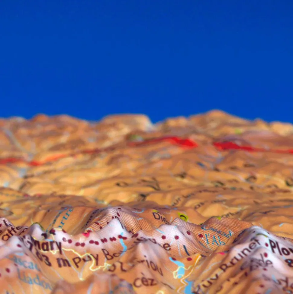 Carte 3D 3DMAP Le Cantal