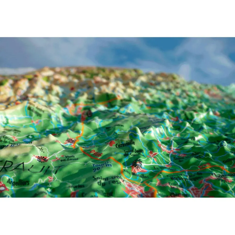 Carte 3D 3DMAP Le Gard