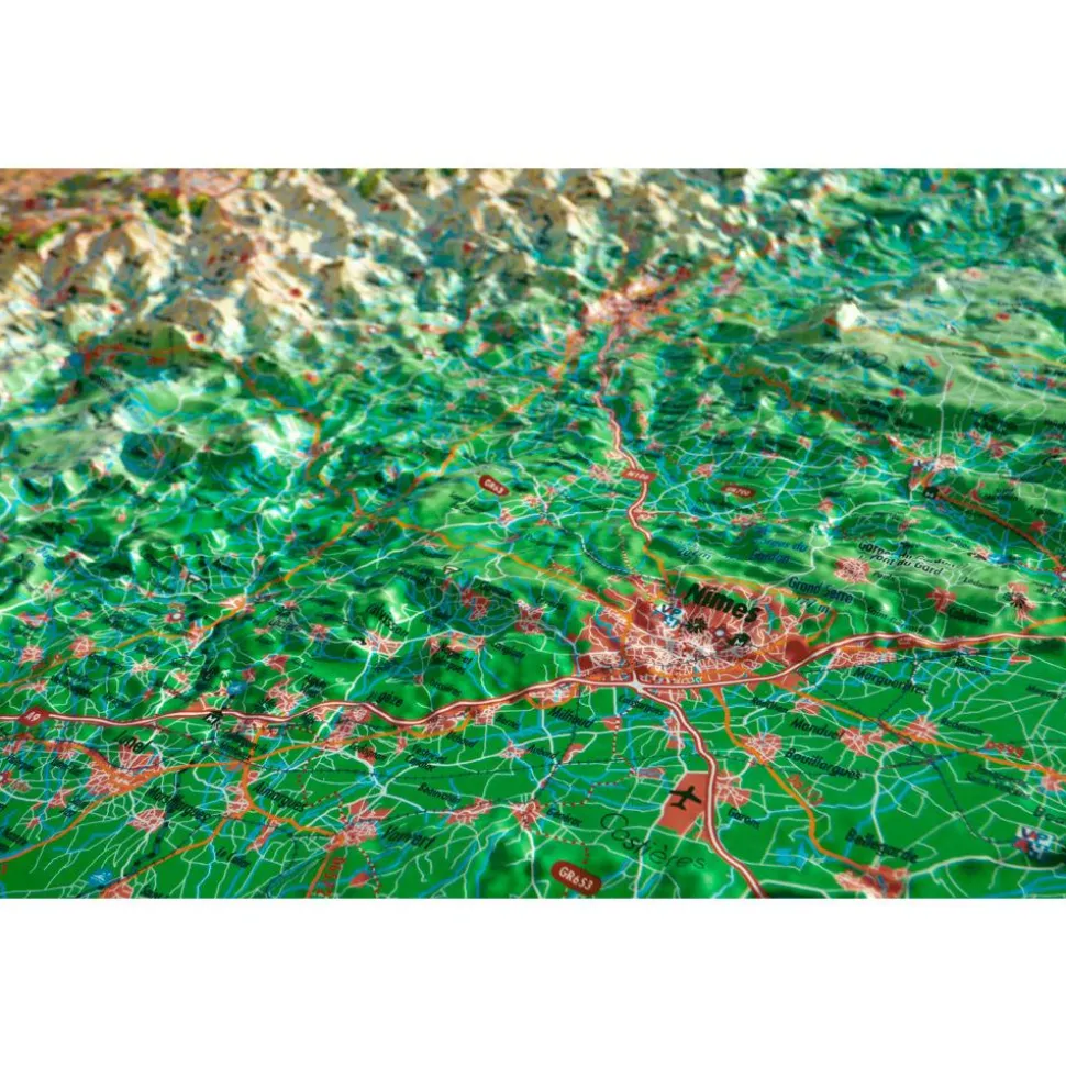 Carte 3D 3DMAP Le Gard