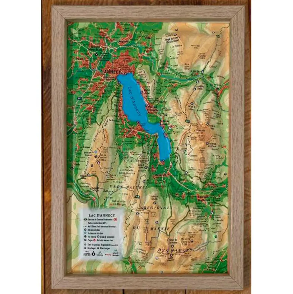 Carte 3D 3DMAP Le Lac D'annecy