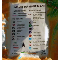 Carte 3D 3DMAP Le Massif Du Mont-Blanc