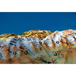 Carte 3D 3DMAP Le Tour Du Mont-Blanc