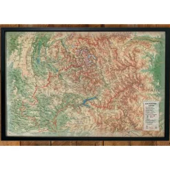 Carte 3D 3DMAP Les Hautes-Alpes