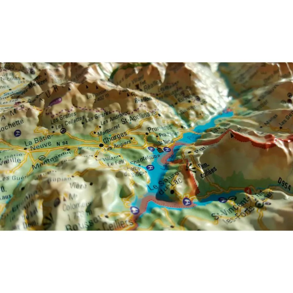 Carte 3D 3DMAP Les Hautes-Alpes