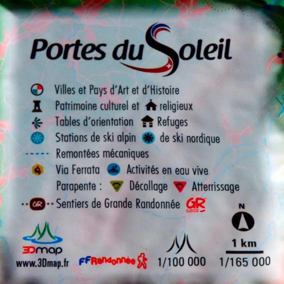 Carte 3D 3DMAP Les Portes Du Soleil