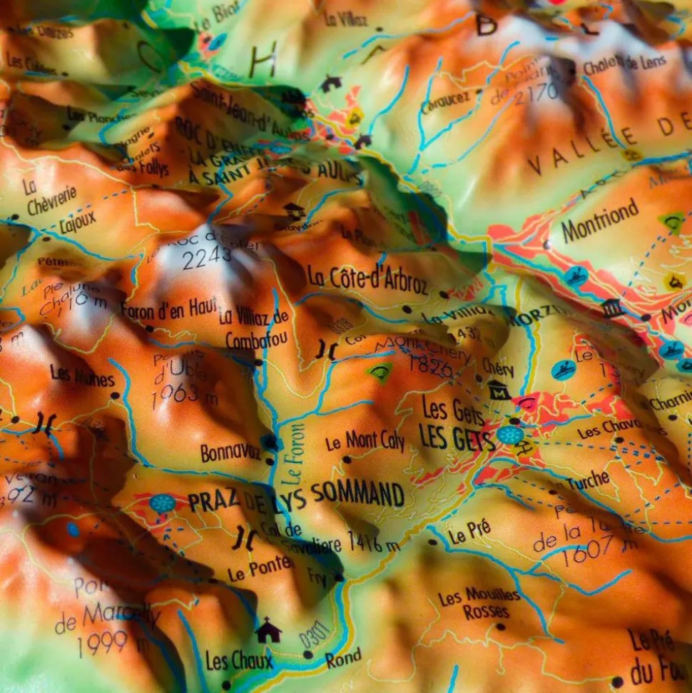 Carte 3D 3DMAP Les Portes Du Soleil