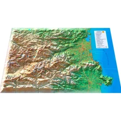 Carte 3D 3DMAP Les Pyrénées-Orientales