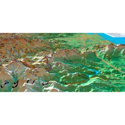 Carte 3D 3DMAP Les Pyrénées-Orientales