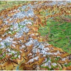 Carte 3D 3DMAP Massif De L'arc Alpin