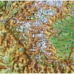 Carte 3D 3DMAP Massif De L'arc Alpin