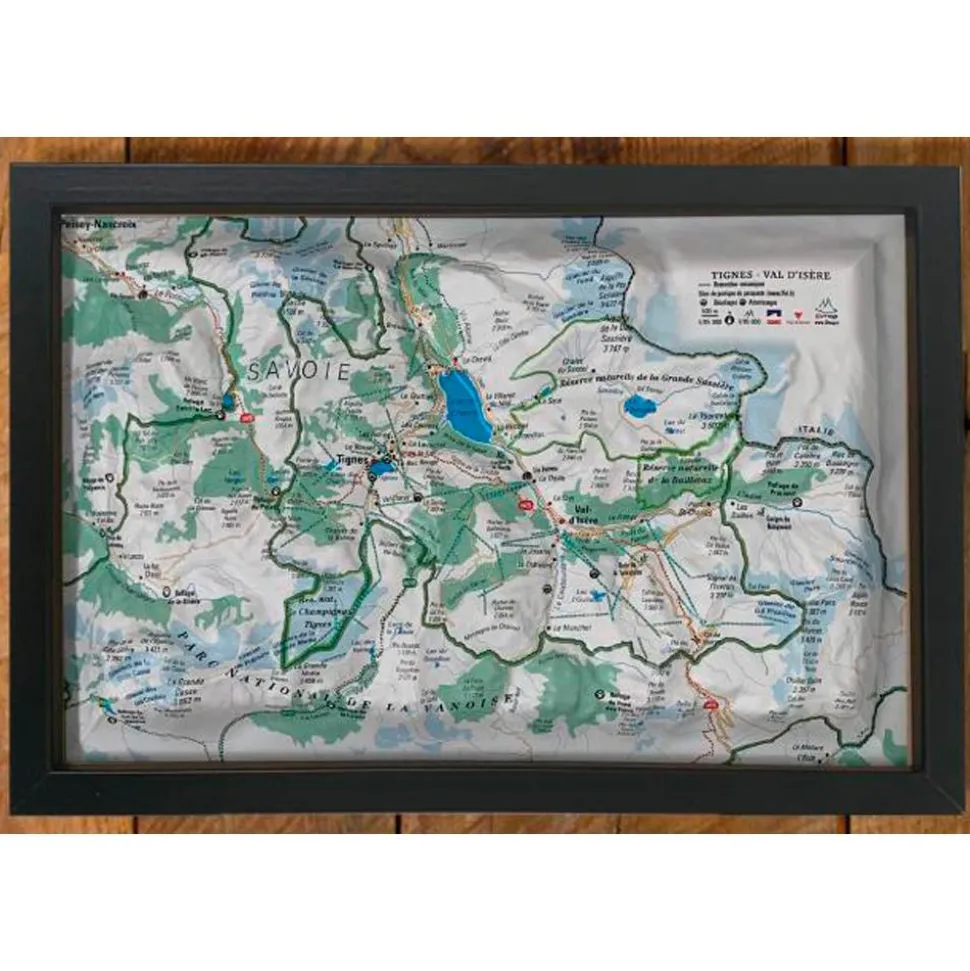 Carte 3D 3DMAP Tignes-Val D'isère