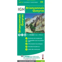 Carte IGN Brianconnais Queyras