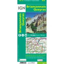 Carte IGN Brianconnais Queyras
