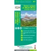 Carte IGN Entre Leman et Mont-Blanc Chablais Faucigny