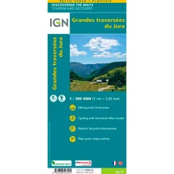Carte IGN Grandes Traversées du Jura