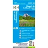Carte IGN 3333OT Massif de la Chartreuse Nord