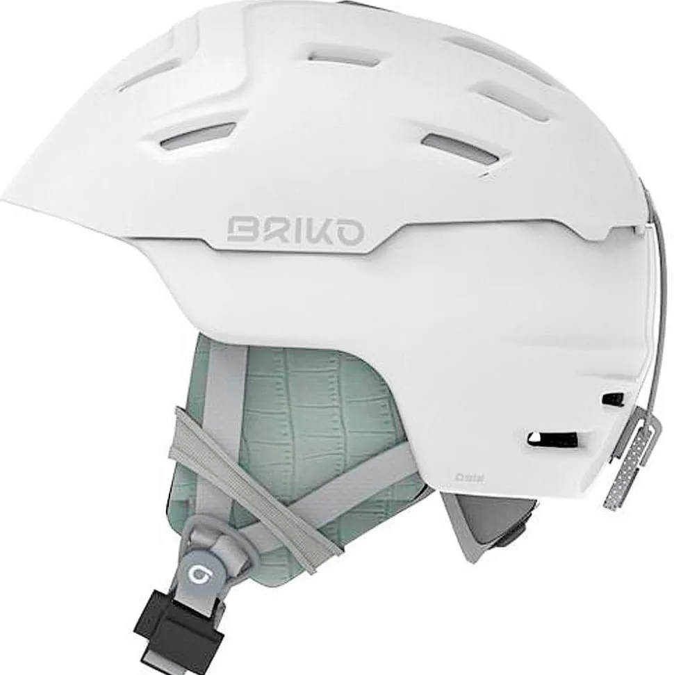Casque Briko Crystal 2.0 Matt Shiny White Unico