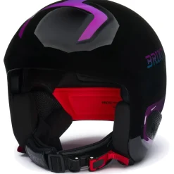 Casque Briko Vulcano 2.0 Shiny Black Violet Bondi Blue