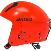 Casque Briko Vulcano Fis 6.8 Junior Shiny Orange Fluo Black