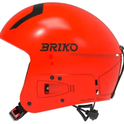 Casque Briko Vulcano Fis 6.8 Junior Shiny Orange Fluo Black