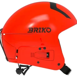 Casque Briko Vulcano Fis 6.8 Junior Shiny Orange Fluo Black